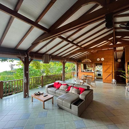 Villa Nature Caraibe Lodge, Vue Mer, Piscine Privee Deshaies Exterior foto