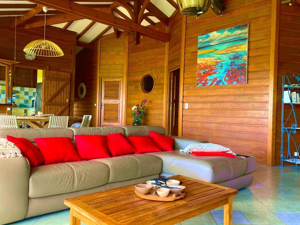 Villa Nature Caraibe Lodge, Vue Mer, Piscine Privee Deshaies Exterior foto