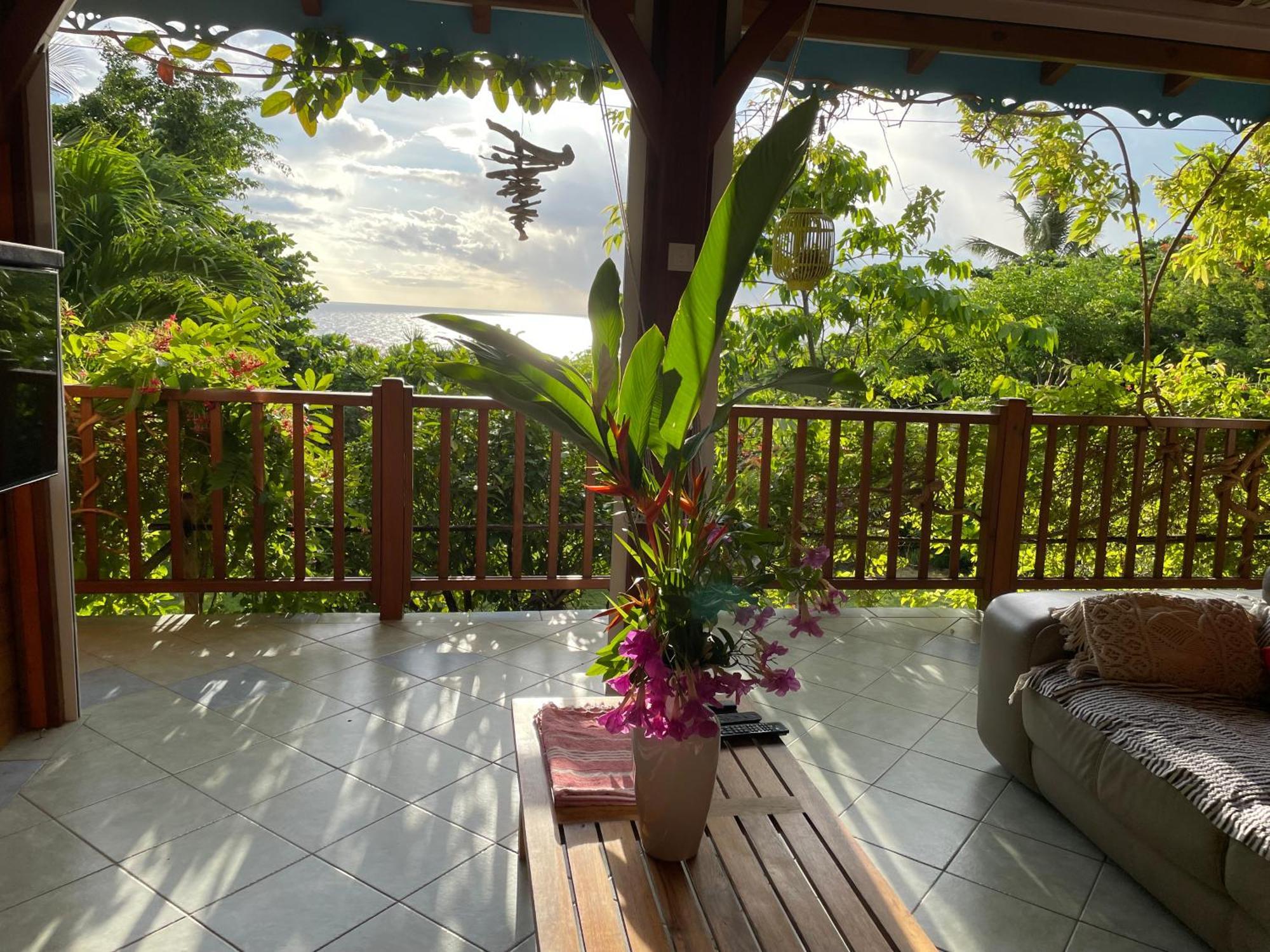Villa Nature Caraibe Lodge, Vue Mer, Piscine Privee Deshaies Exterior foto