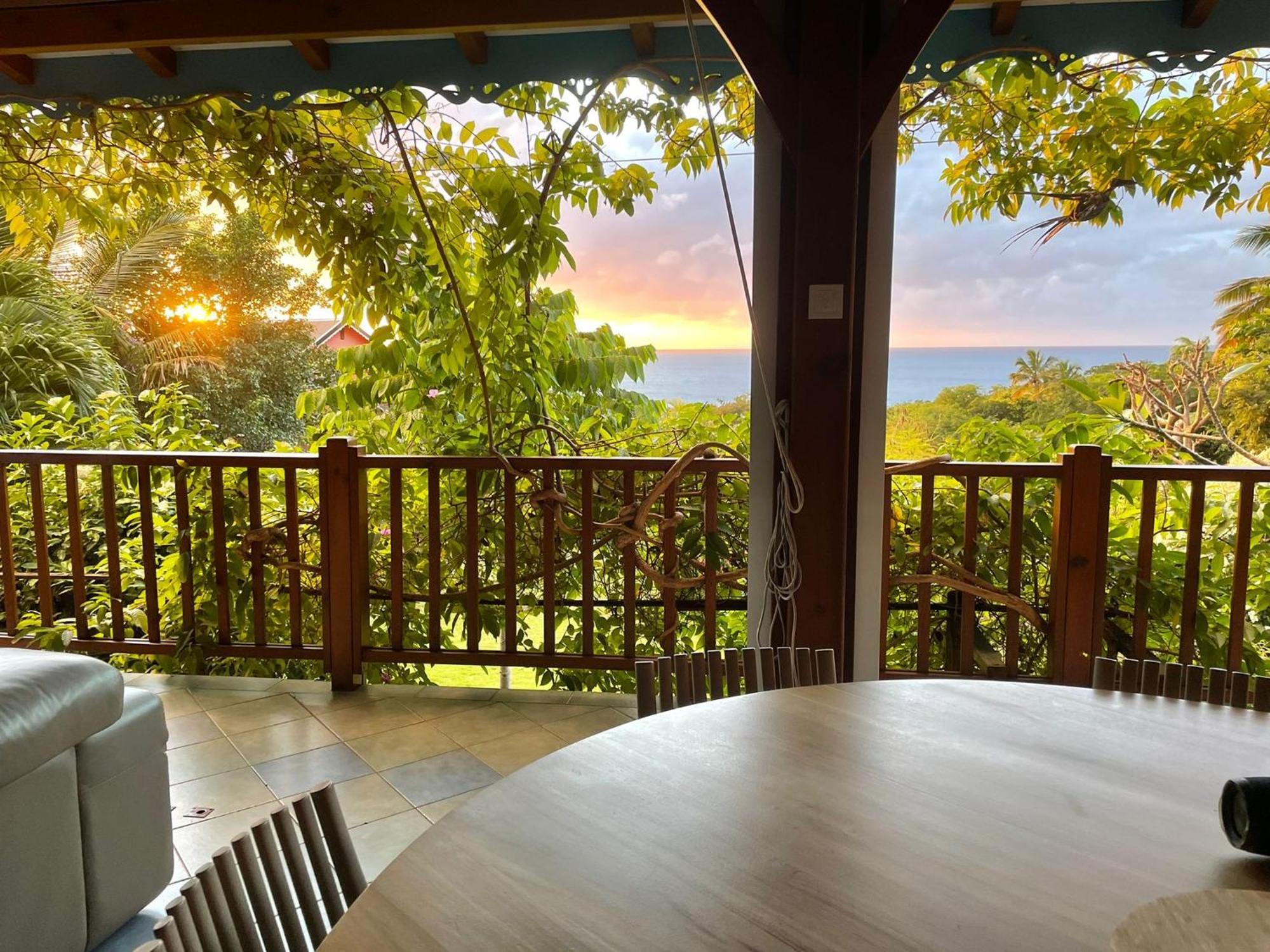 Villa Nature Caraibe Lodge, Vue Mer, Piscine Privee Deshaies Exterior foto